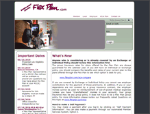 Tablet Screenshot of flexplan.com